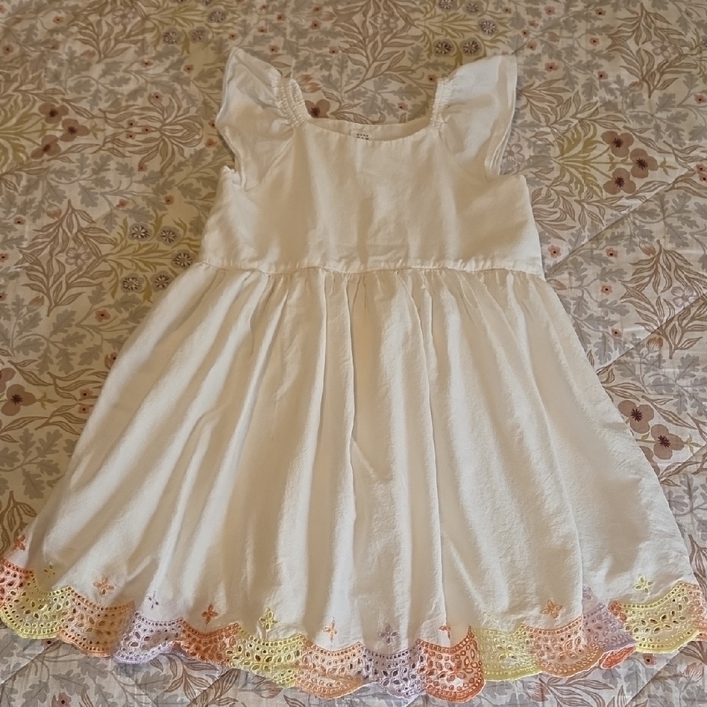 Girls GAP Dress With Crochet Hem Spring/Easter